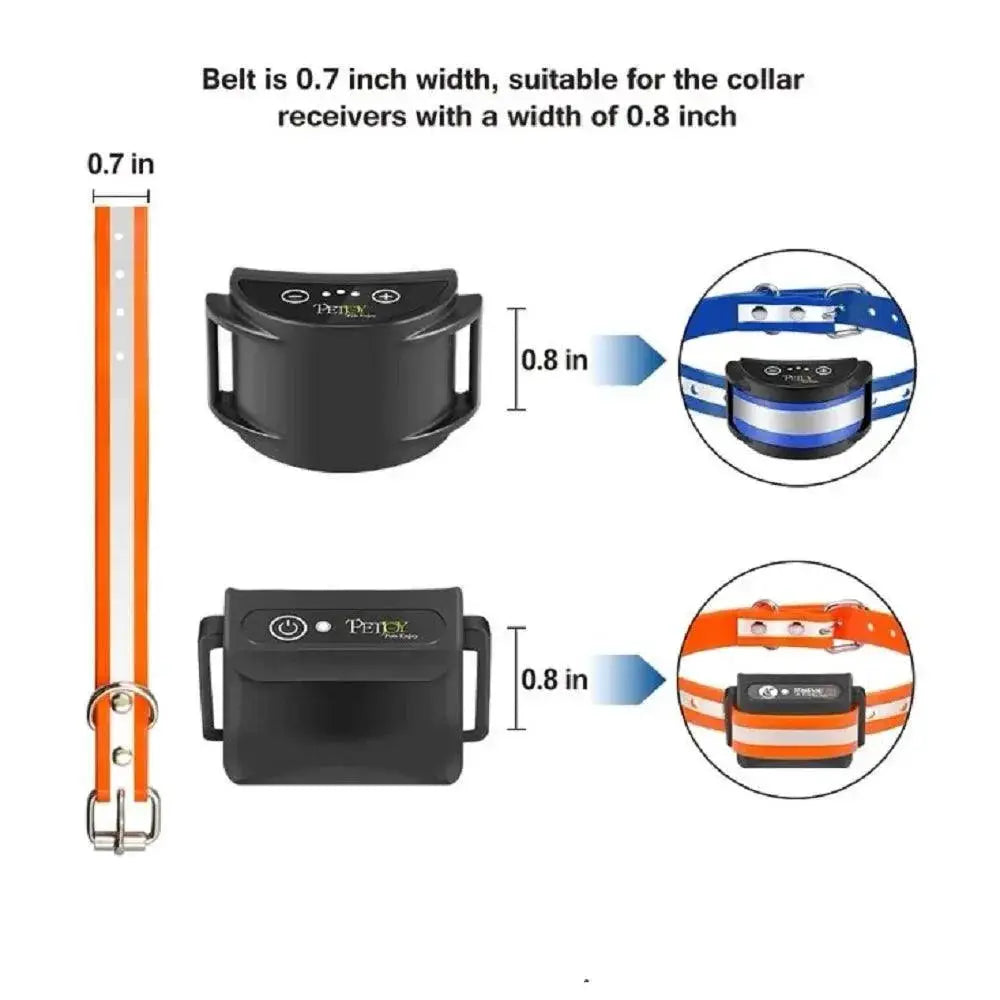 Adjustable Waterproof Reflective Dog Collar Outdoor Safety