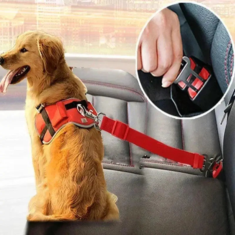 Pet Car Safety Belt Adjustable Harness For Pets Travel