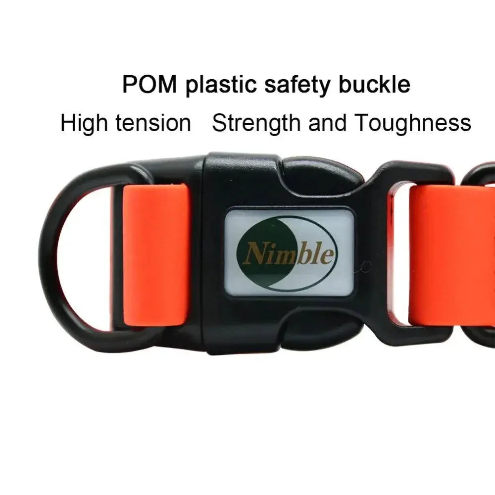 Pet Waterproof Collar Adjustable Size With Easy Clean Tags