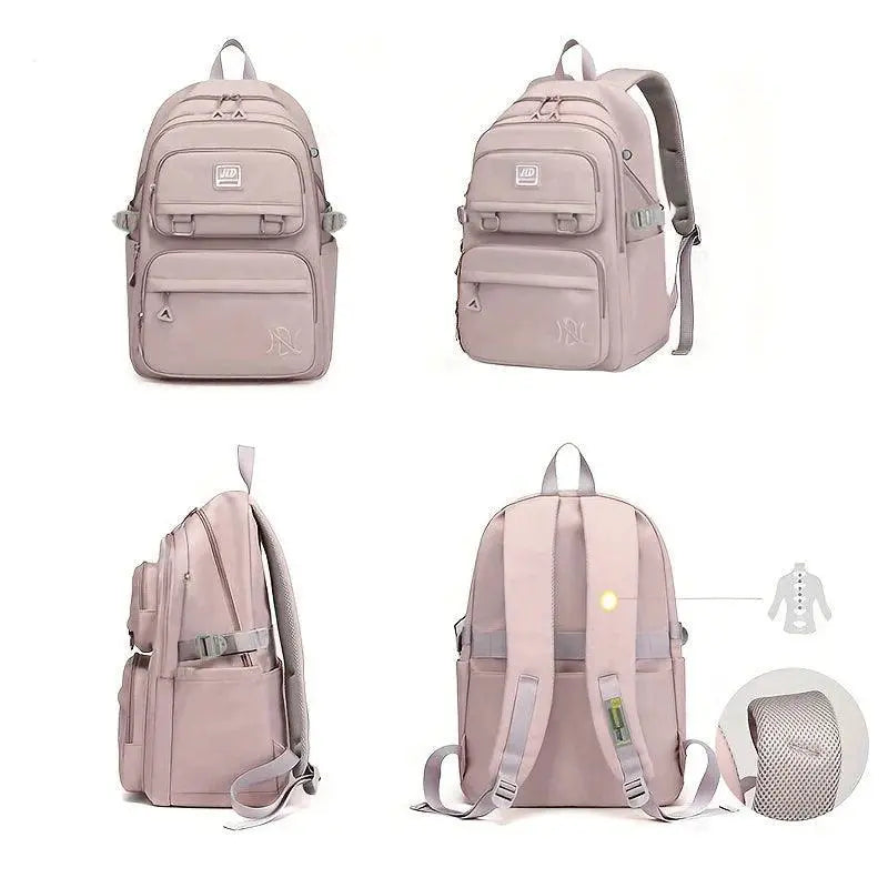 Waterproof Nylon Backpack for Students and Travelers