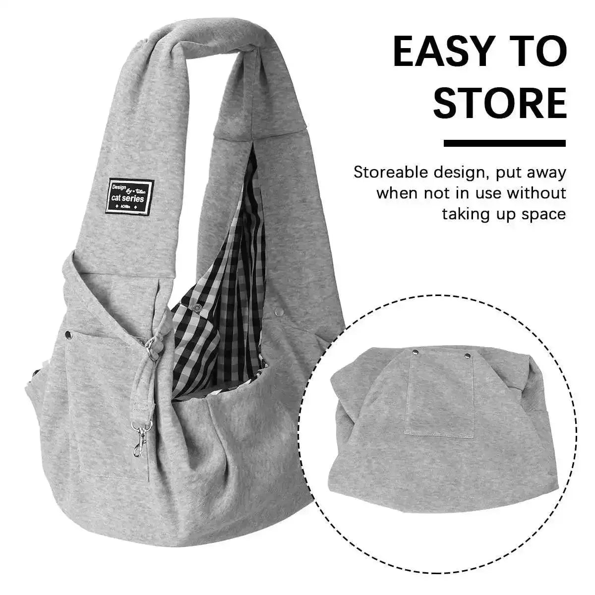 TrailPaw Hands Free Pet Sling Bag For Outdoor Adventures