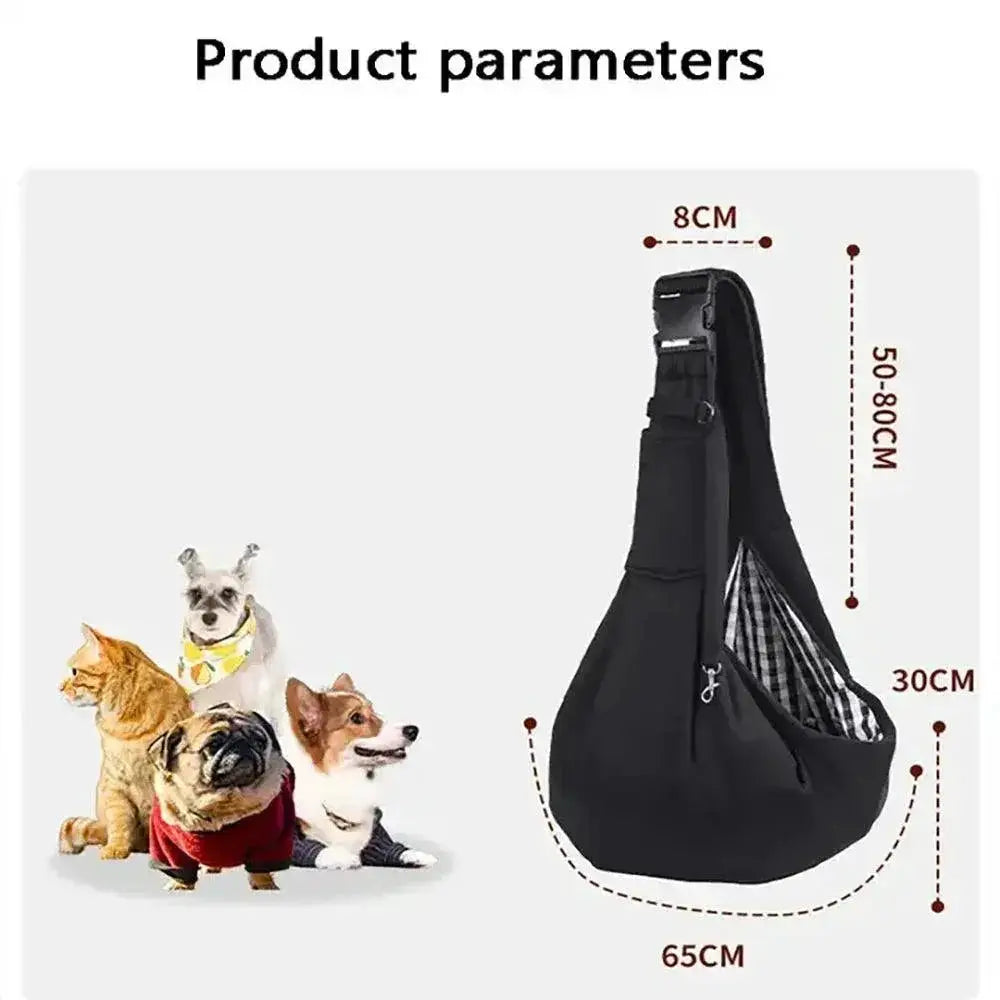 TrailPaw Hands Free Pet Sling Bag For Outdoor Adventures