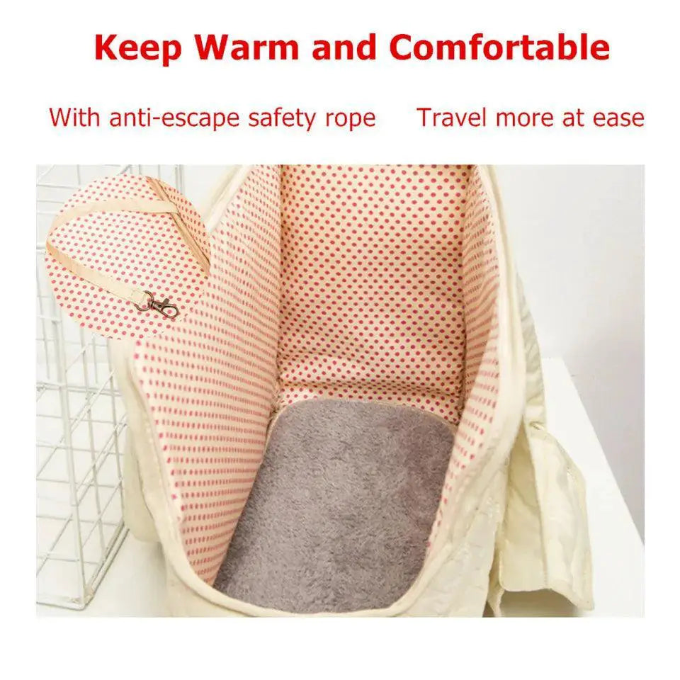 Hanpanda All Season Dog Cat Carrier Travel Comfort