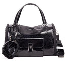 Leather Dog Carrier for Travel Comfort