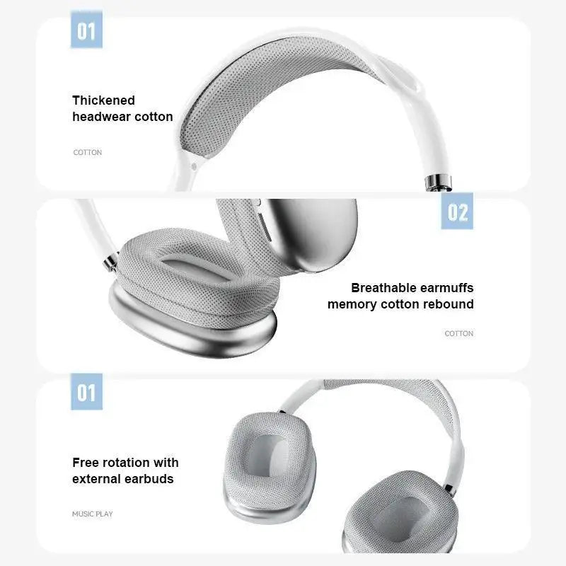 P9 Bluetooth Headphones Premium Sound and Noise Cancelling