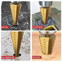 Durable Step Drill Set for Woodworking