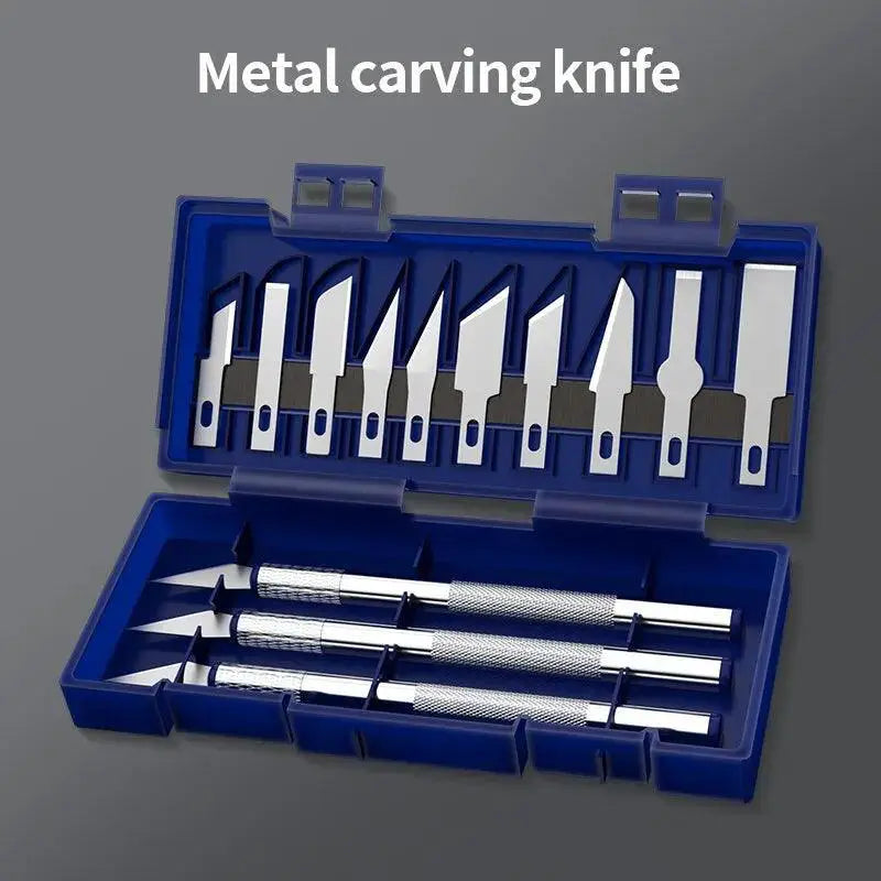 Metal Carving Knife Set for Precision Art and Woodworking