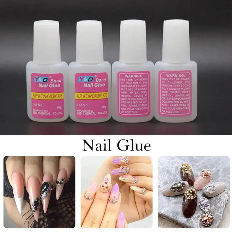 Quick Dry Nail Glue Strong Adhesion For Nail Art Success
