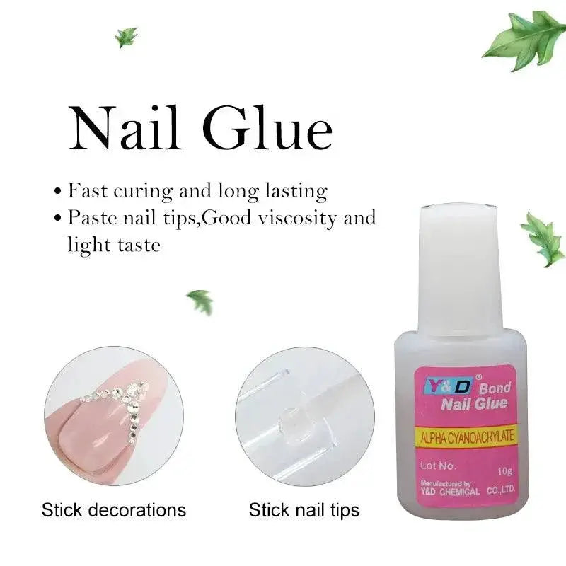 Quick Dry Nail Glue Strong Adhesion For Nail Art Success