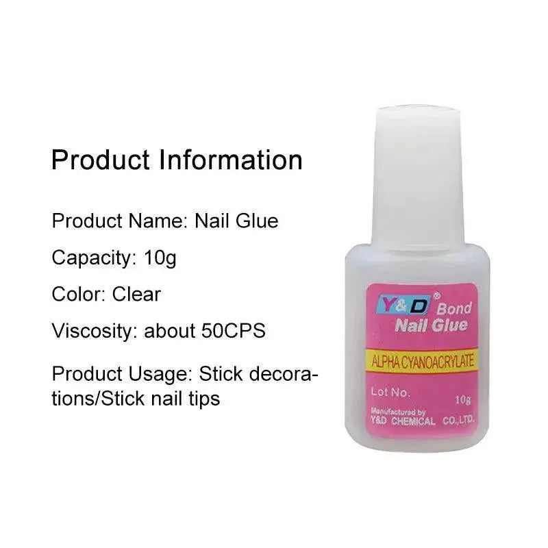 Quick Dry Nail Glue Strong Adhesion For Nail Art Success