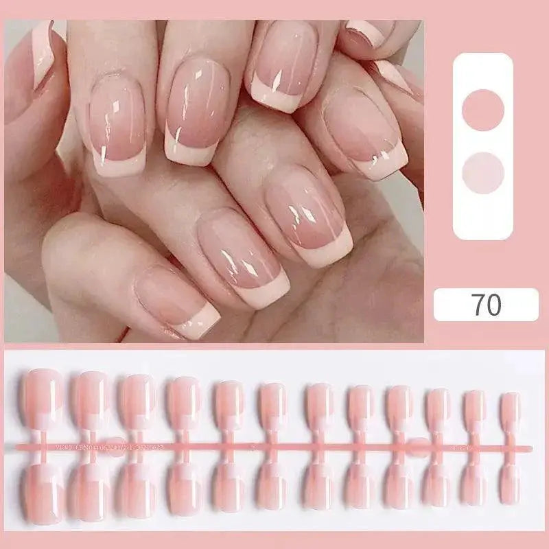 Sweet Pink Glitter Press On Nails Effortless Summer Charm
