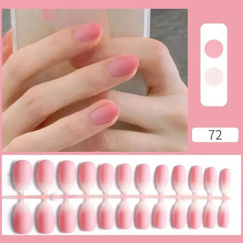 Sweet Pink Glitter Press On Nails Effortless Summer Charm