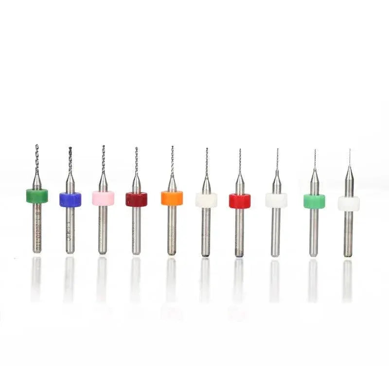 PCB Mini Drill Bits Tungsten Carbide CNC Set 0.3 to 1.2mm