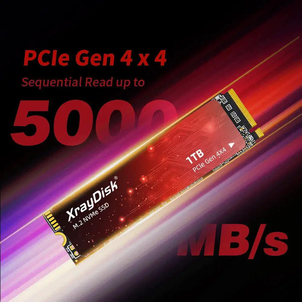 XrayDisk Ultra Fast PCIe NVMe SSD For Speed And Reliability