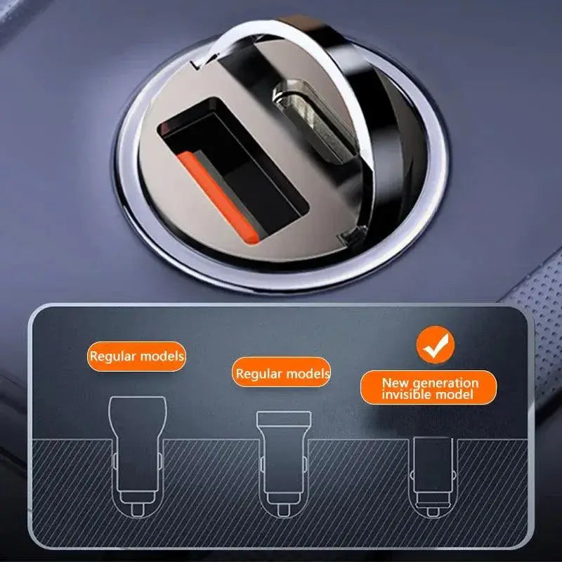 High Speed Car Charger for iPhone and Xiaomi Fast Charge