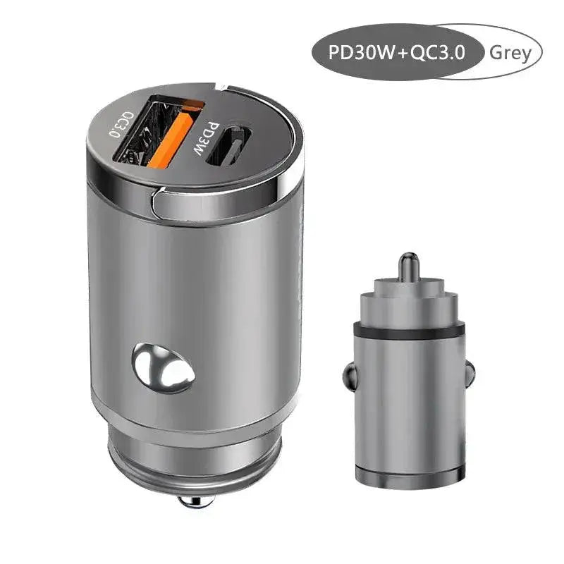 High Speed Car Charger for iPhone and Xiaomi Fast Charge