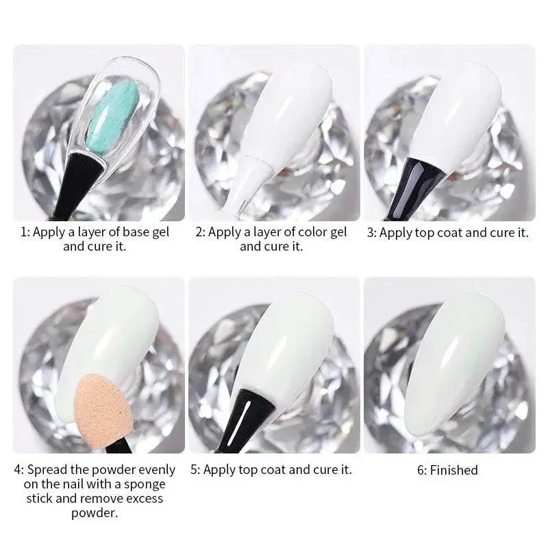 Aurora Shimmering Nail Flakes Kit For Easy Nail Art