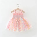 Girls Butterfly Dress for Summer Comfort