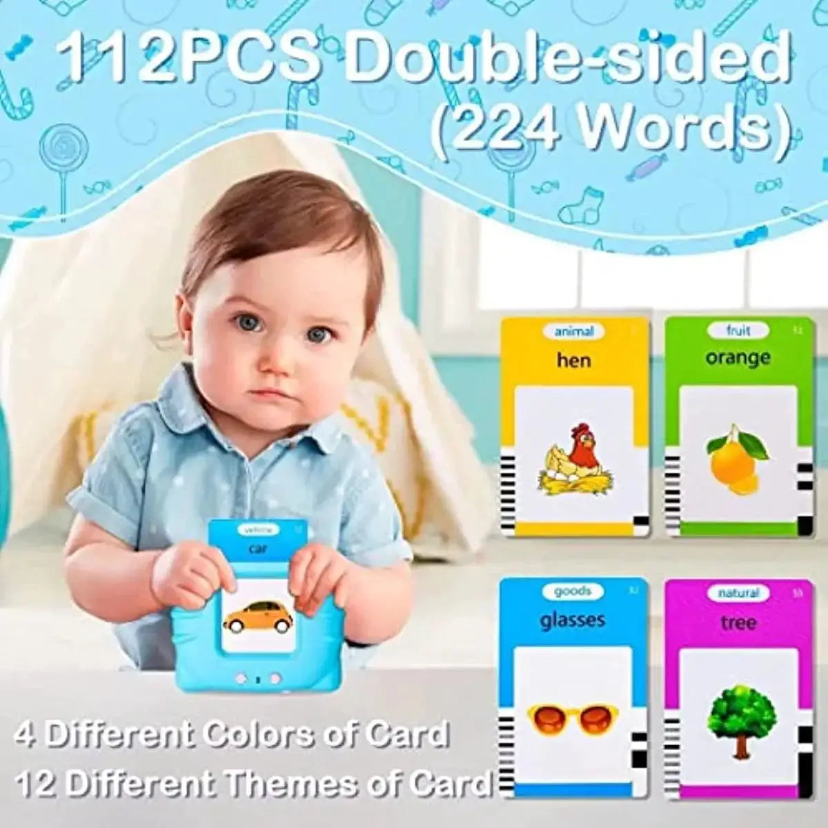 Talking Flash Cards Educational Learning Machine For Kids