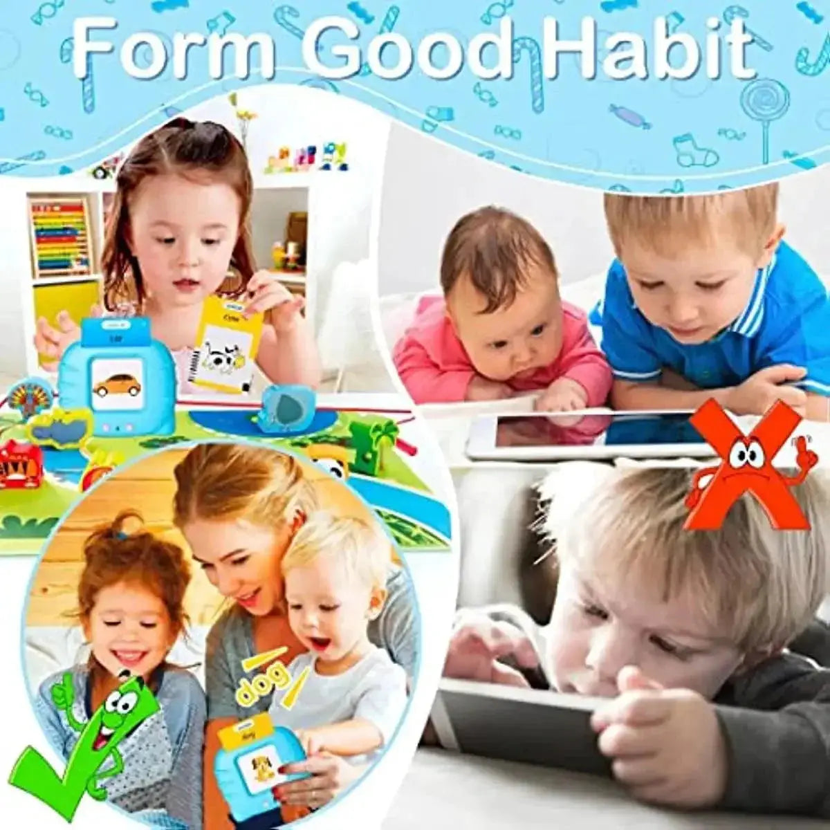 Talking Flash Cards Educational Learning Machine For Kids