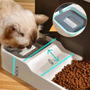 Automatic Cat Food And Water Dispenser Wet Dry Separation