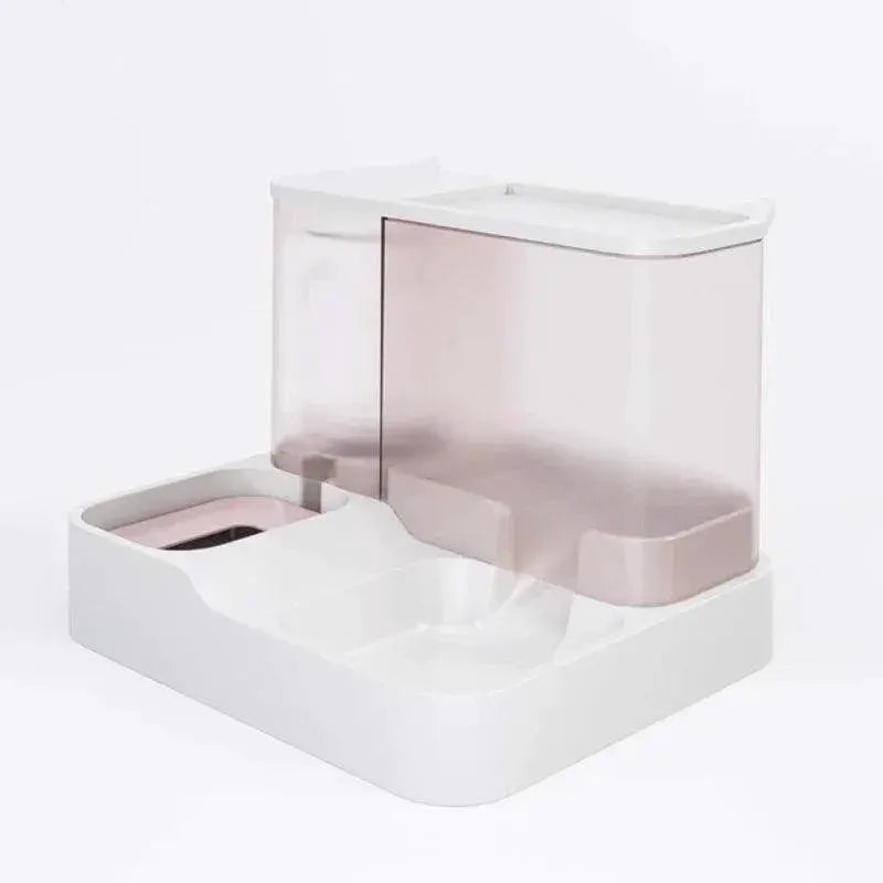 Automatic Cat Food And Water Dispenser Wet Dry Separation