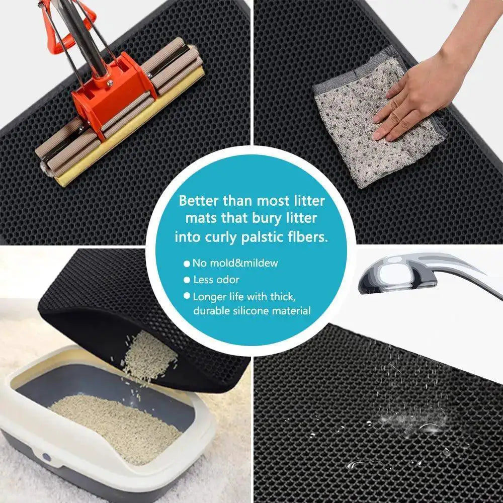 Honeycomb Cat Litter Mat Clean Paws Clean Floors Solution
