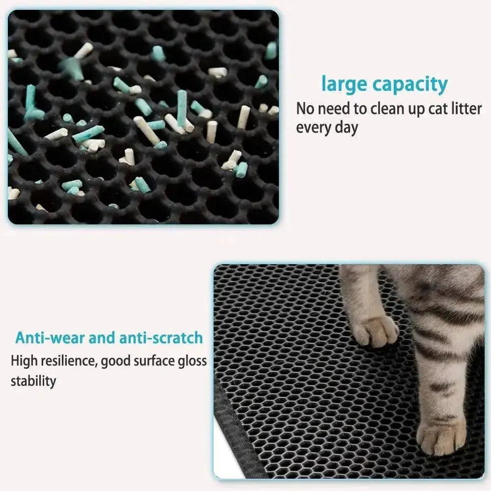 Honeycomb Cat Litter Mat Clean Paws Clean Floors Solution
