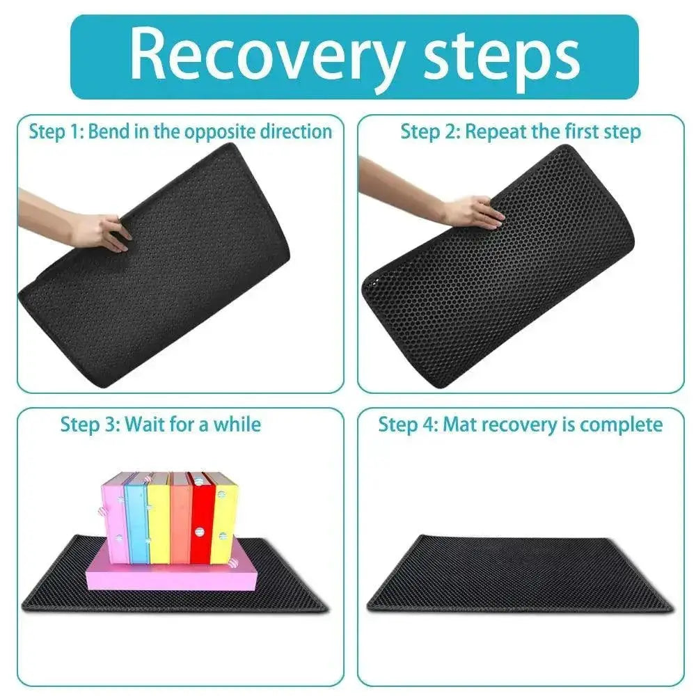 Honeycomb Cat Litter Mat Clean Paws Clean Floors Solution