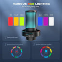 A8 RGB USB Microphone for Immersive Gaming Voice Capture