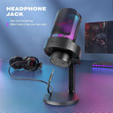 A8 RGB USB Microphone for Immersive Gaming Voice Capture