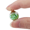 Whimsical Star Sequins Glass Pendants for Sparkling Jewelry