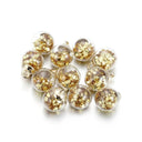 Whimsical Star Sequins Glass Pendants for Sparkling Jewelry