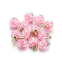 Whimsical Star Sequins Glass Pendants for Sparkling Jewelry