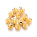 Whimsical Star Sequins Glass Pendants for Sparkling Jewelry