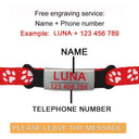 Adjustable Safety Breakaway Collar With Engraving For Pets