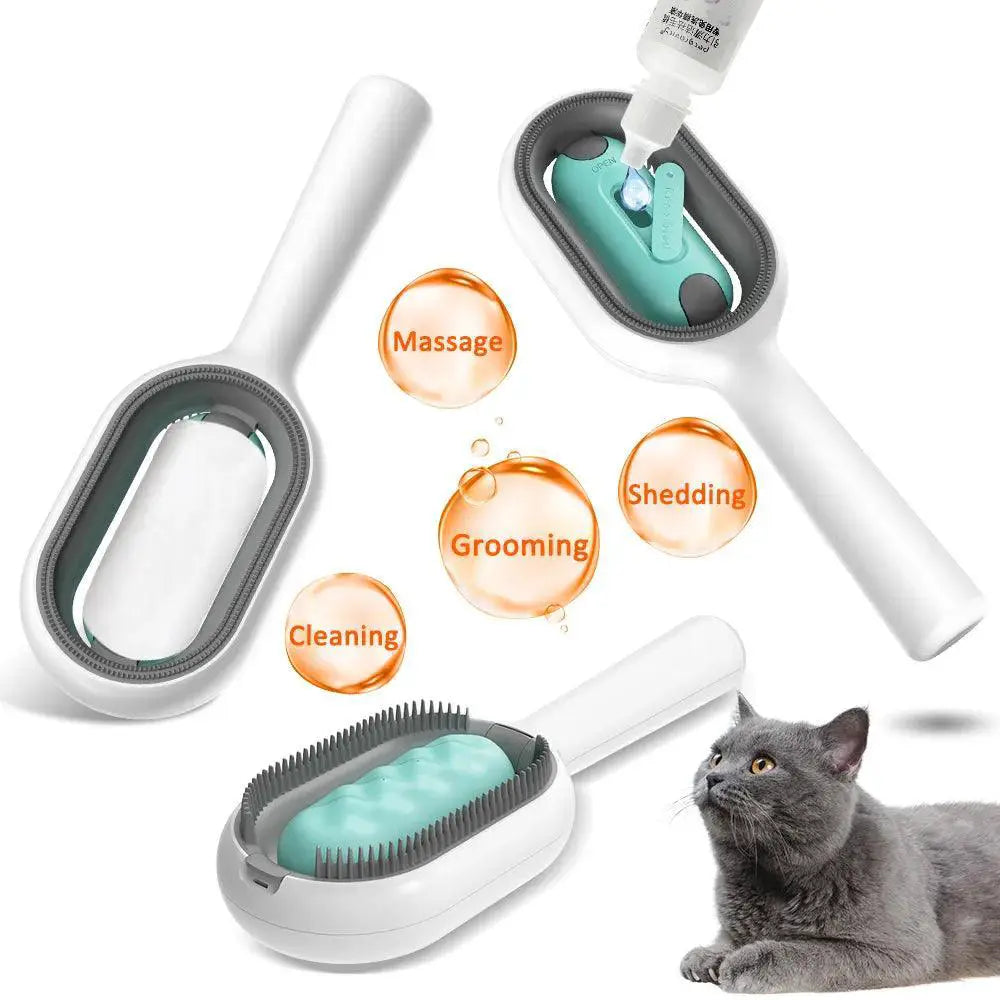 4 In 1 Pet Grooming Brush For Cat Dog Hair Removal Massage