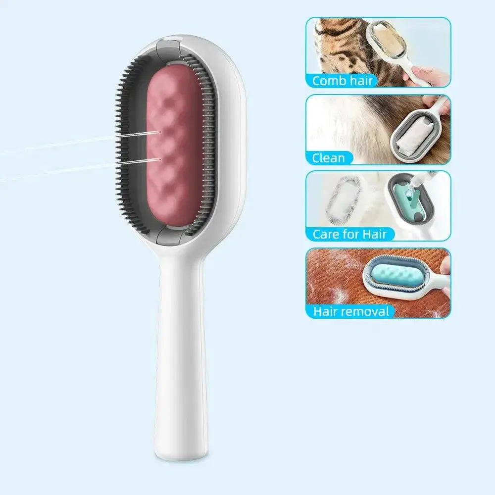 4 In 1 Pet Grooming Brush For Cat Dog Hair Removal Massage