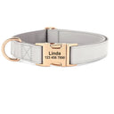 Weatherproof Dog Collar and Leash Set