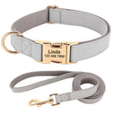 Weatherproof Dog Collar and Leash Set