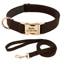 Weatherproof Dog Collar and Leash Set