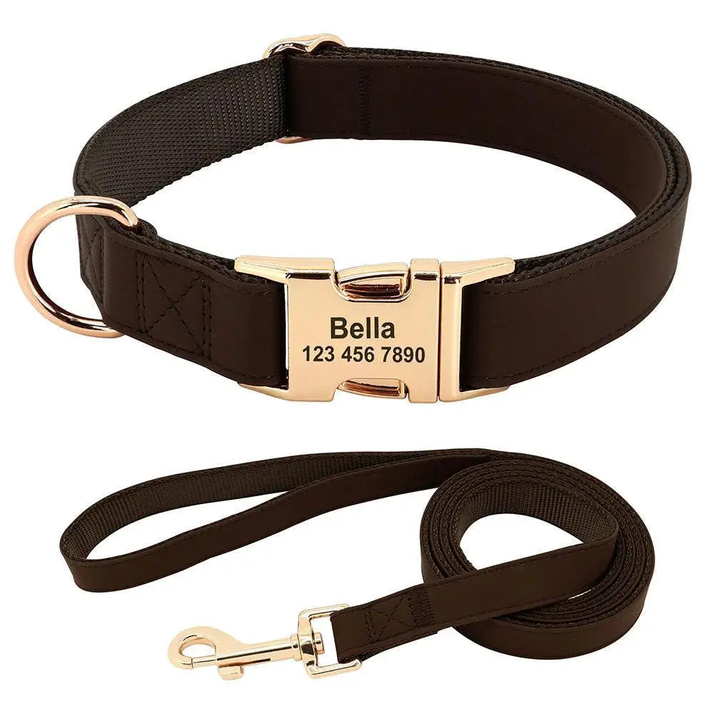 Weatherproof Dog Collar and Leash Set — product view 16
