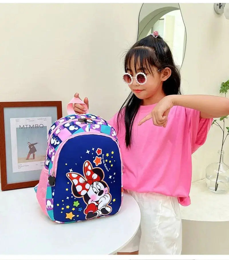 Disney Mickey And Minnie Kids Backpack Multifunctional Bag