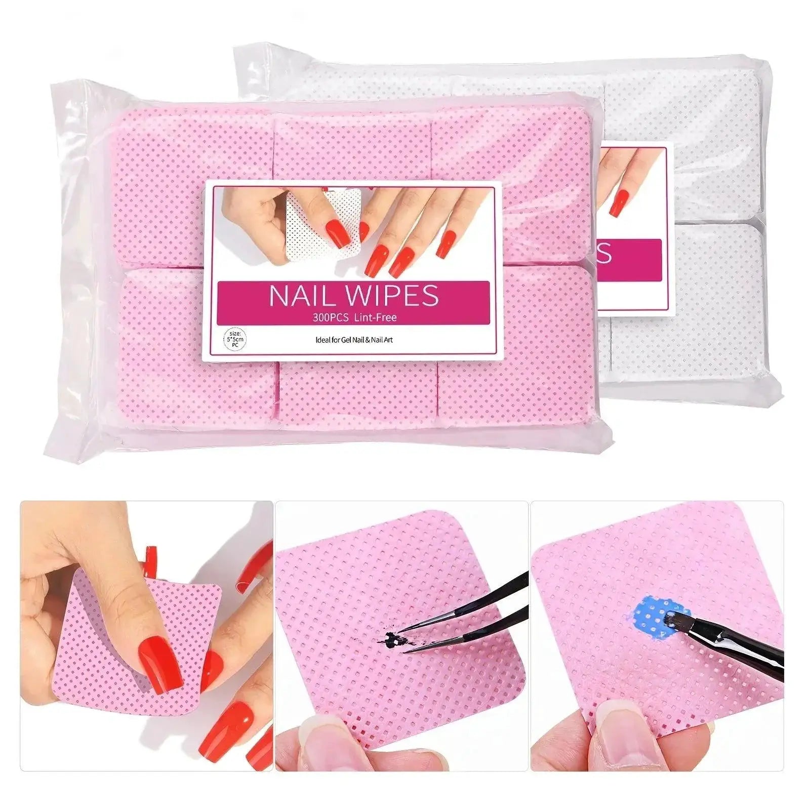 Effortless Nail Cleaning Chemical Free Remover Wipes