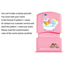 Custom Cartoon Name Stamp Kit For Kids Waterproof Durable