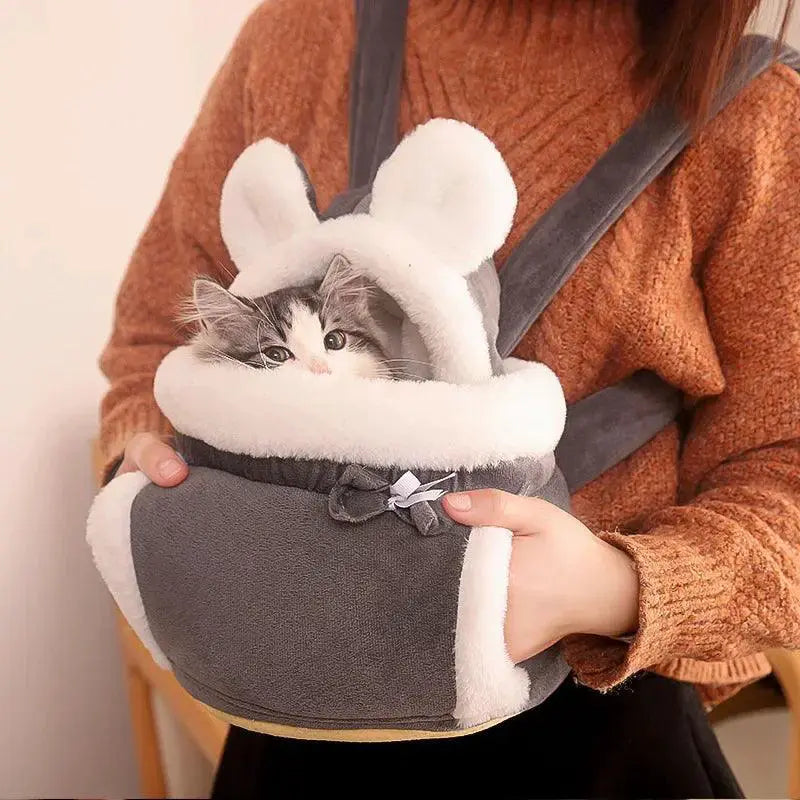 CosyPaws Winter Insulated Pet Carrier Backpack Cats And Dogs