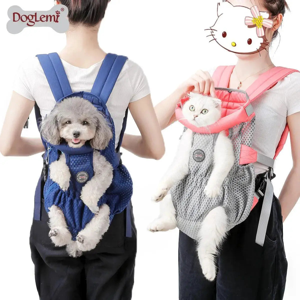 EcoPaw Pet Carrier Backpack With Breathable Mesh Design