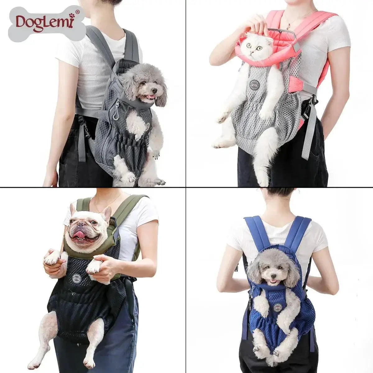 EcoPaw Pet Carrier Backpack With Breathable Mesh Design