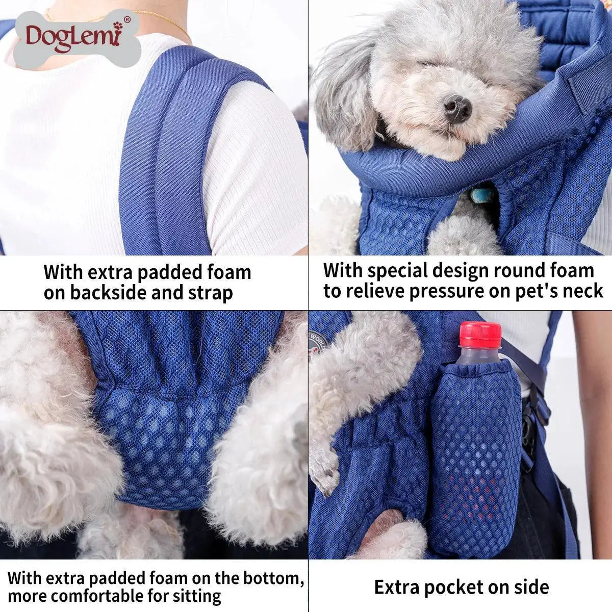 EcoPaw Pet Carrier Backpack With Breathable Mesh Design