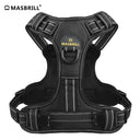 Masbrill Reflective Nylon Dog Harness Adjustable Vest